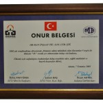 Ödül ve Plaketler